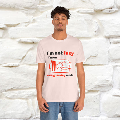 ''I am Not Lazy...'' Cat T-Shirt | Nunu&Miao Studio