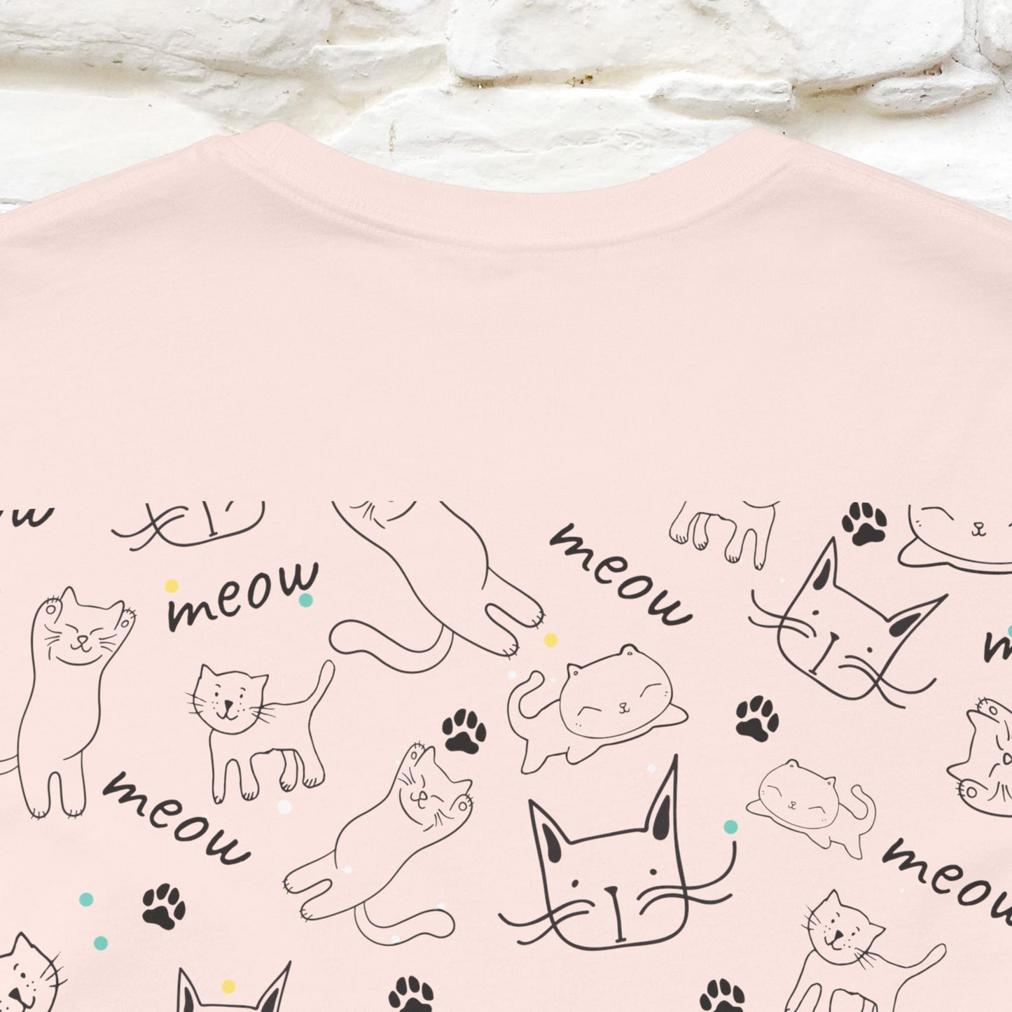 "Antidepressants" Cat T-Shirt | Front & Back Design | Nunu&Miao Studio