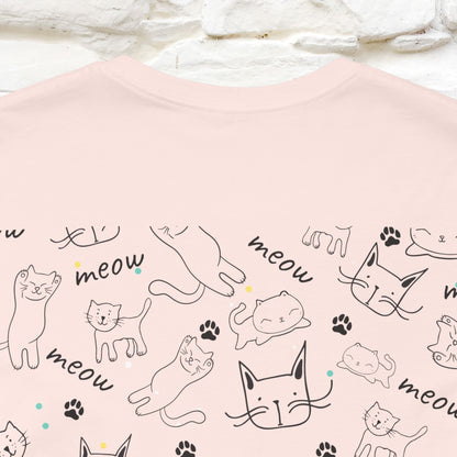 "Antidepressants" Cat T-Shirt | Front & Back Design | Nunu&Miao Studio
