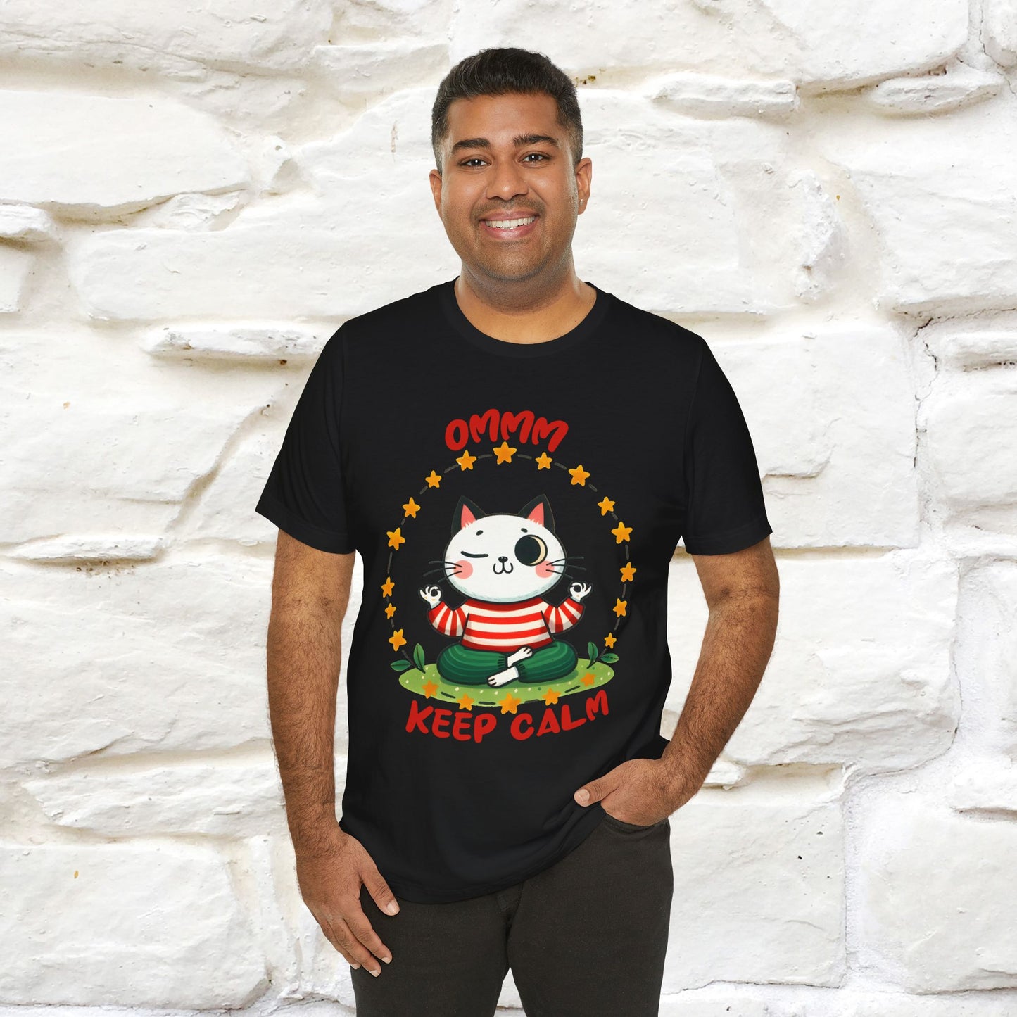 ''Ommm, Keep Calm'' Cat T-Shirt | Nunu&Miao Studio