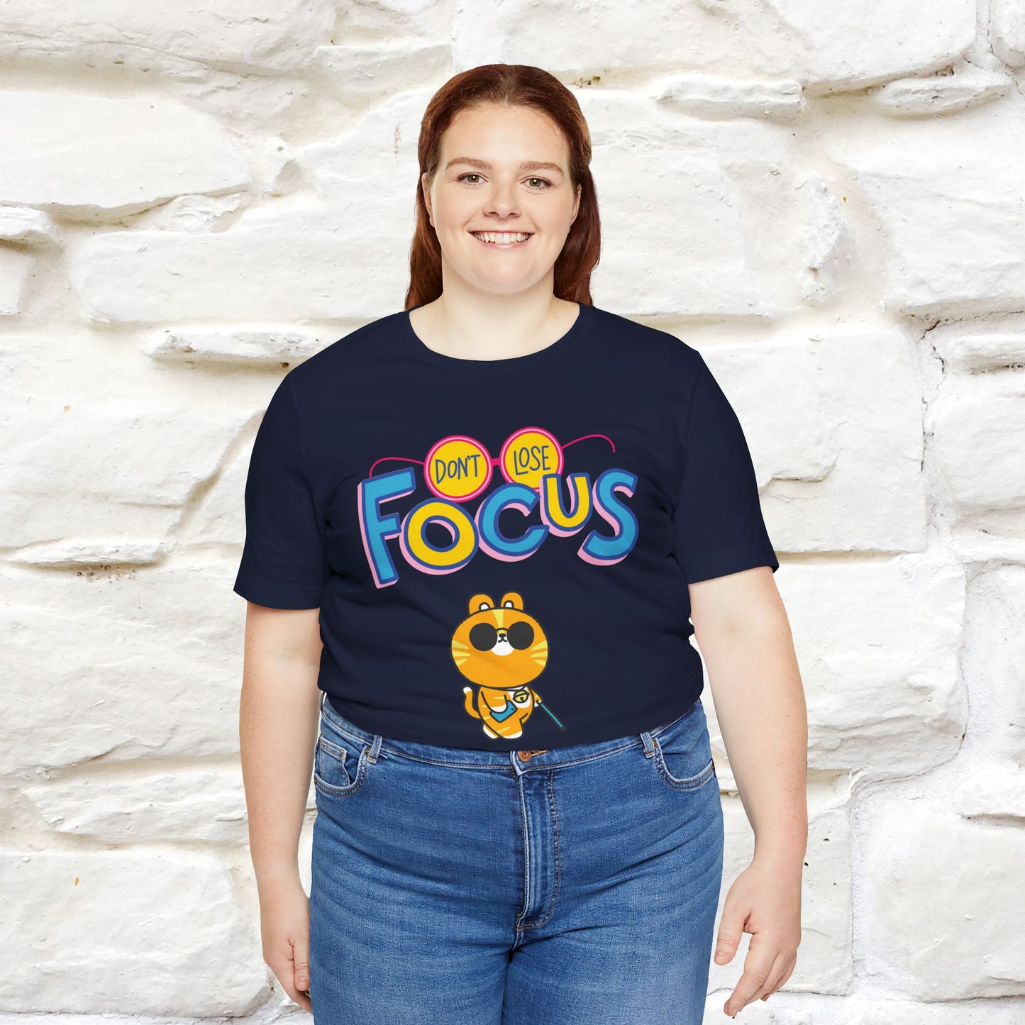 ''Don’t Lose Focus'' Cat T-Shirt | Nunu&Miao Studio