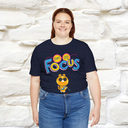 ''Don’t Lose Focus'' Cat T-Shirt | Nunu&Miao Studio