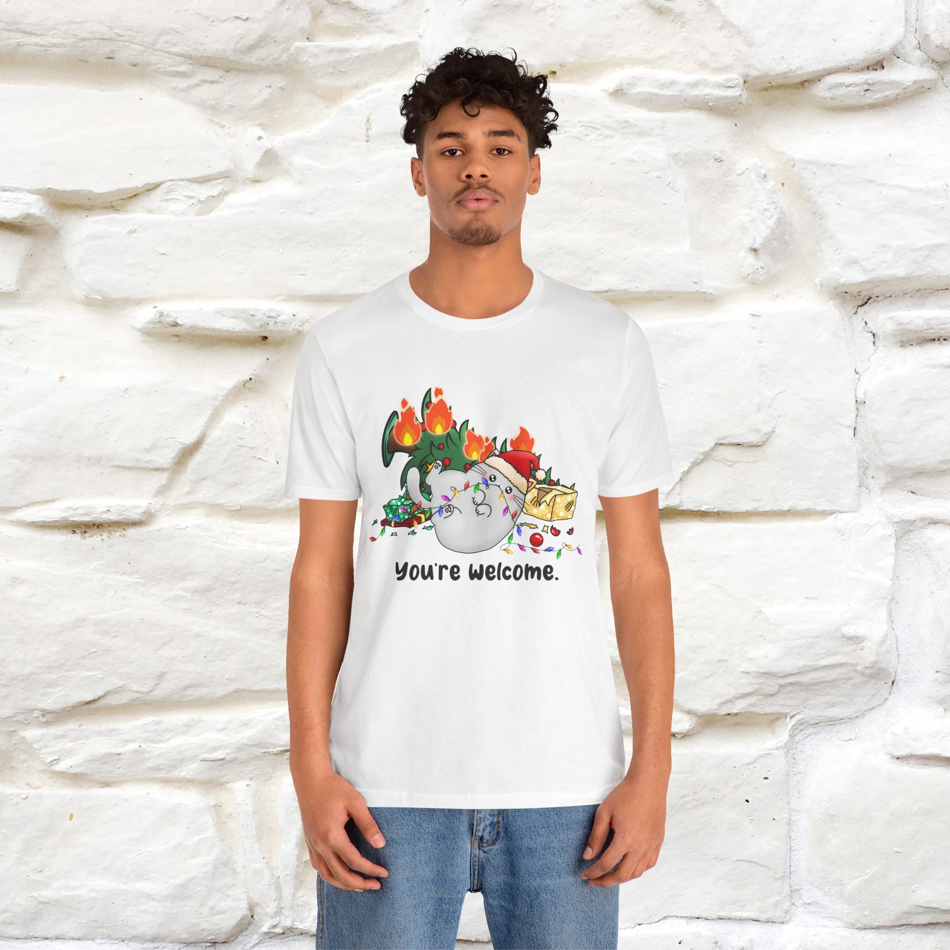 You're Welcome | Sarcastic Cat Christmas Shirt  |Nunu&Miao Studio - Nunu&Miao Studio