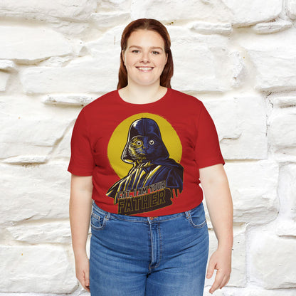 Cat I Am Your Father T-Shirt | Fun Cat & Movie Parody Tee for Men & Women | 100% Cotton