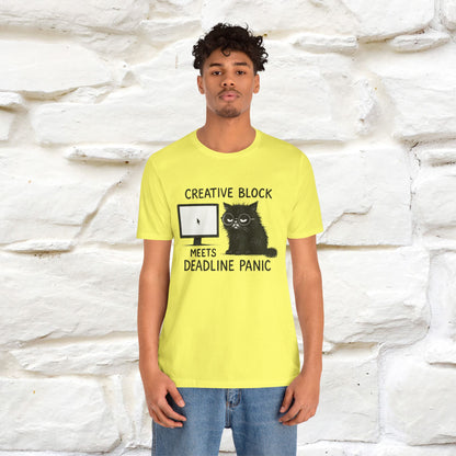 "Creative Block Meets Deadline..." |Cat T-Shirt | Nunu&Miao Studio