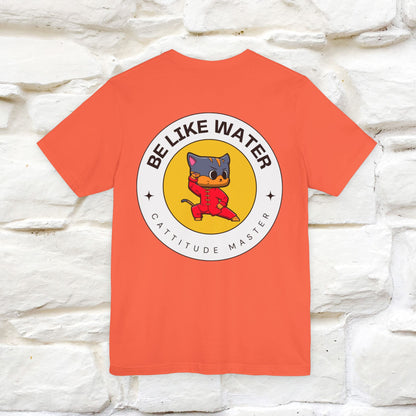 "Be Like Water: Cattitude Master | Cat T-Shirt |Nunu&Miao Studio