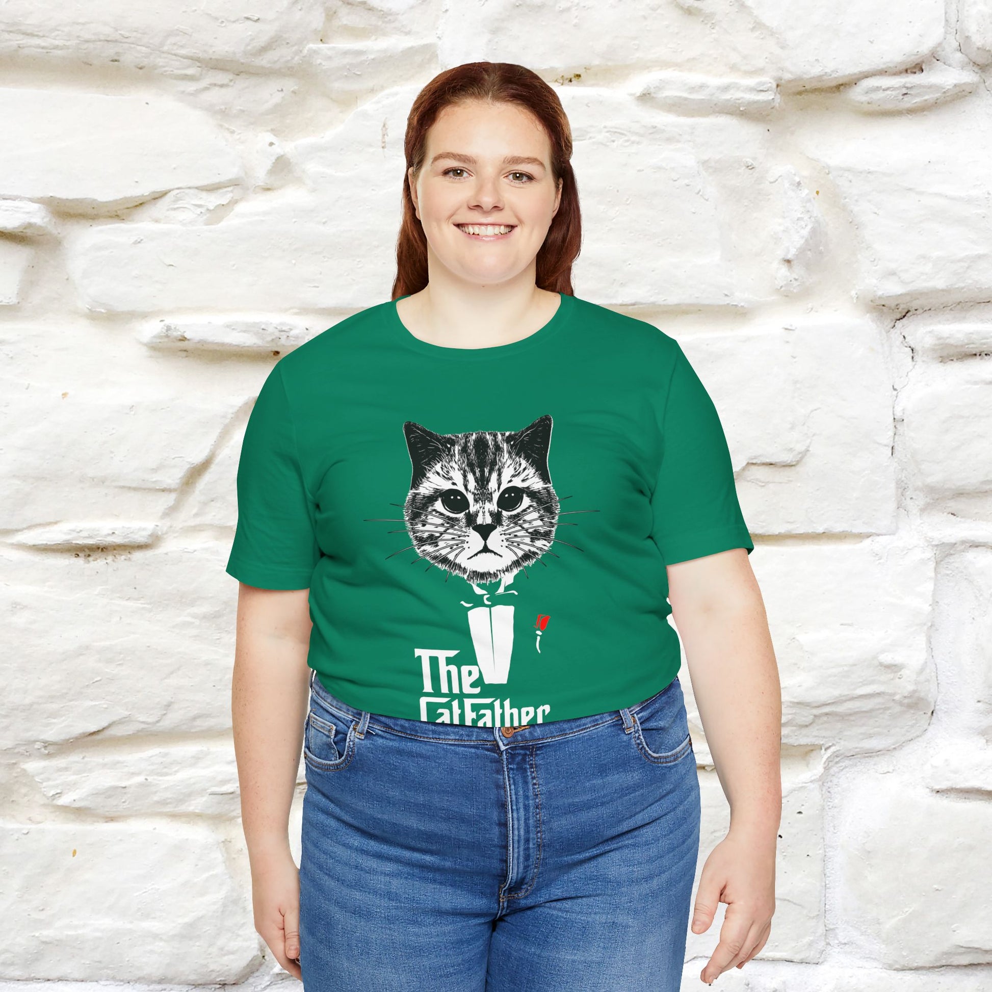 ''The Cat Father T-Shirt''| Iconic Cat Lover Tee | Nunu&Miao Studio - Nunu&Miao Studio