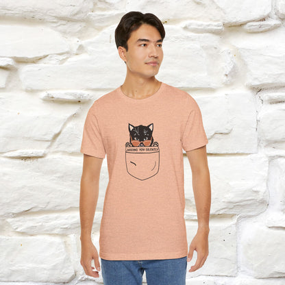 Judging You Silently Cat T-Shirt for Men | 100% Cotton* Funny & Sassy Tee