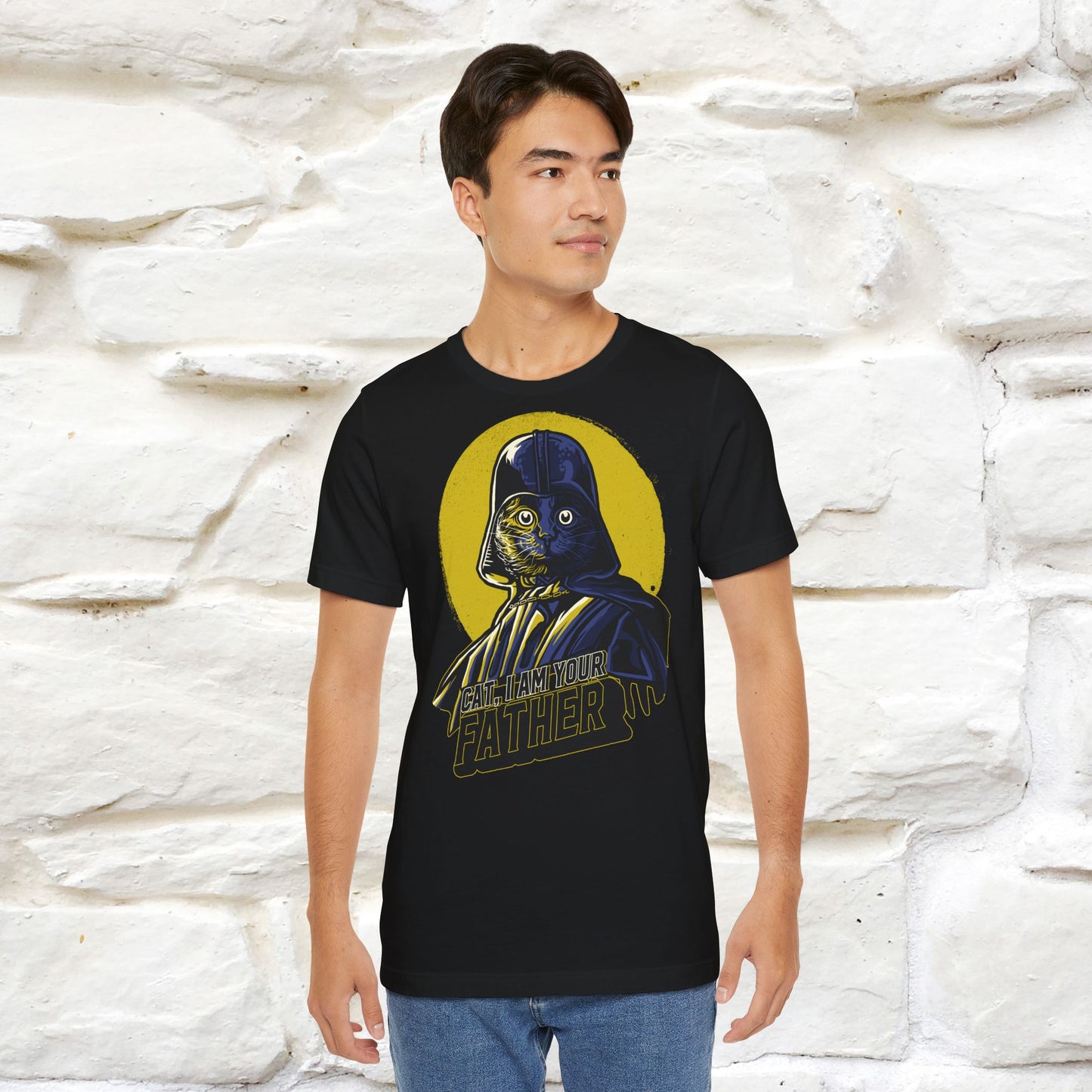 Cat I Am Your Father T-Shirt | Fun Cat & Movie Parody Tee for Men & Women | 100% Cotton