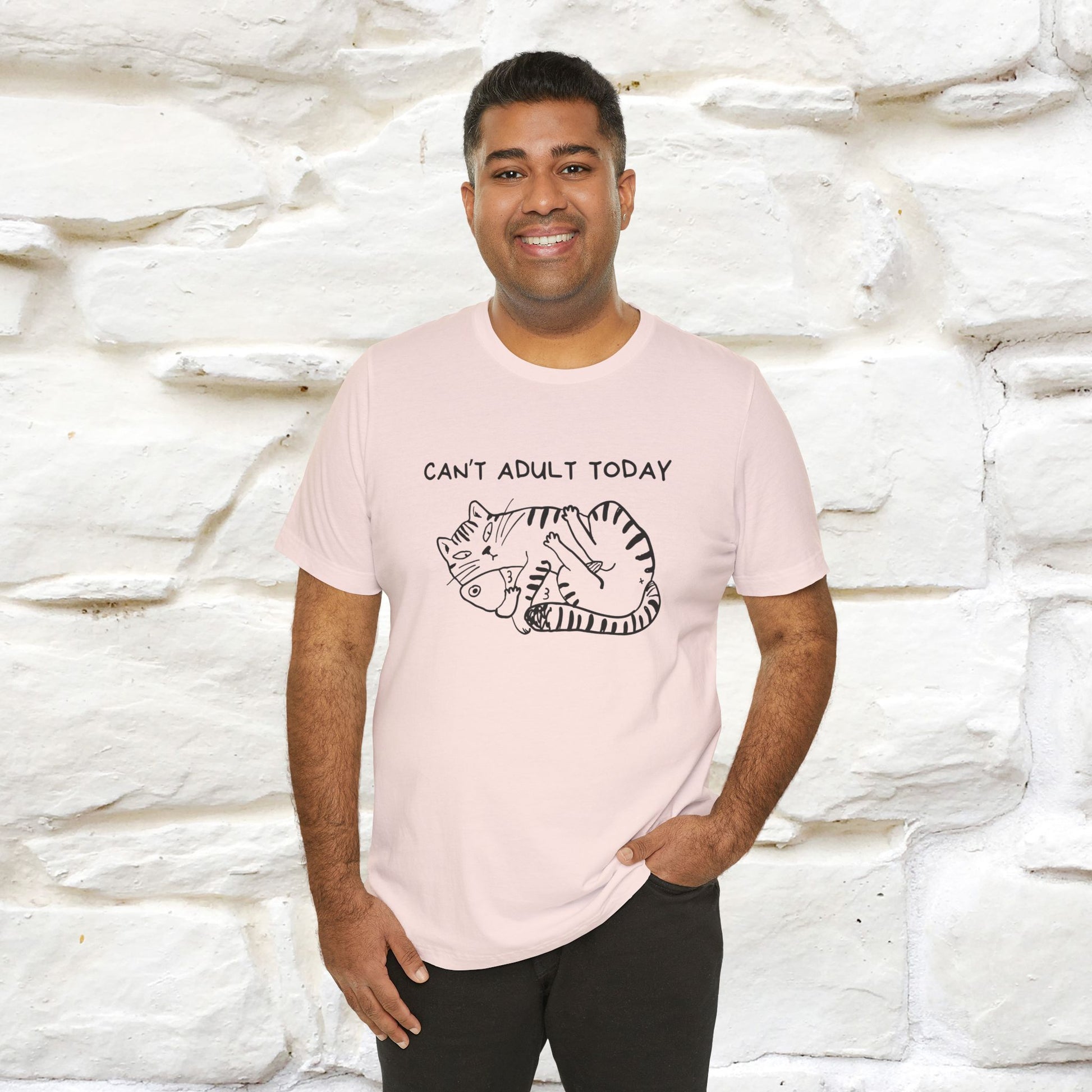 "Can't Adult Today" |Cat T-Shirt | Nunu&Miao Studio - Nunu&Miao Studio