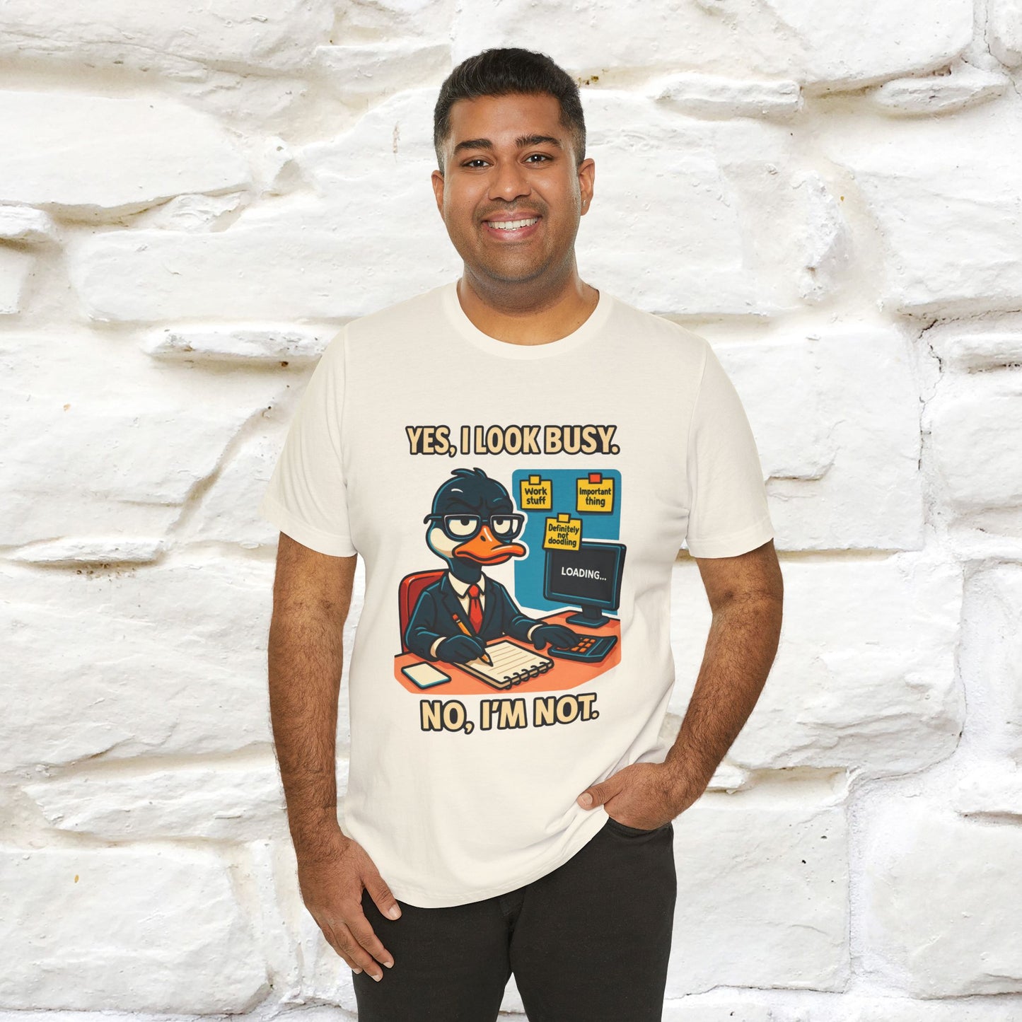 ''Yes, I Look Busy. No I'm Not.''|  Sarcastic Cat T-Shirt | Nunu&Miao Studio
