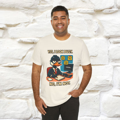 ''Yes, I Look Busy. No I'm Not.''|  Sarcastic Cat T-Shirt | Nunu&Miao Studio