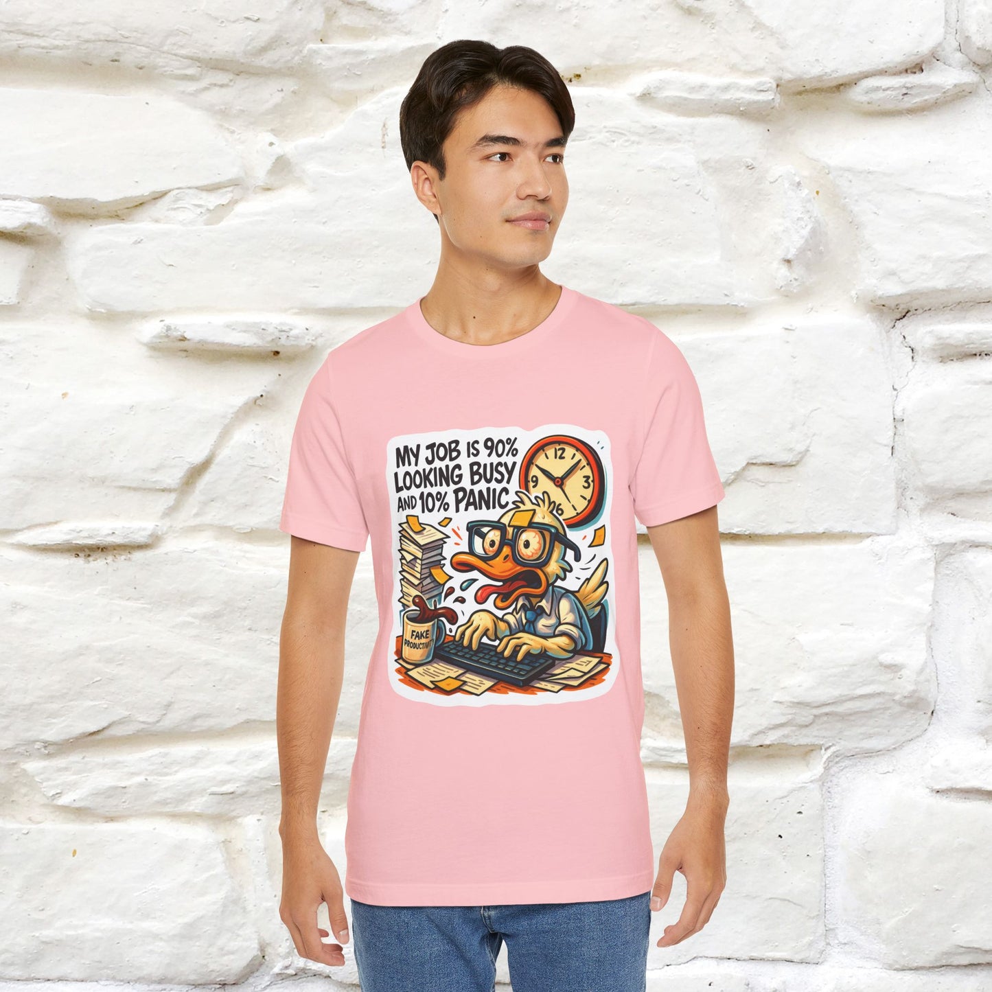 '' My Job is 90% Looking Busy ... |  Sarcastic T-Shirt | Nunu&Miao Studio