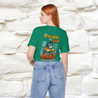 "The Kitchen Was Clean... " |Funny T-Shirt | Nunu&Miao Studio