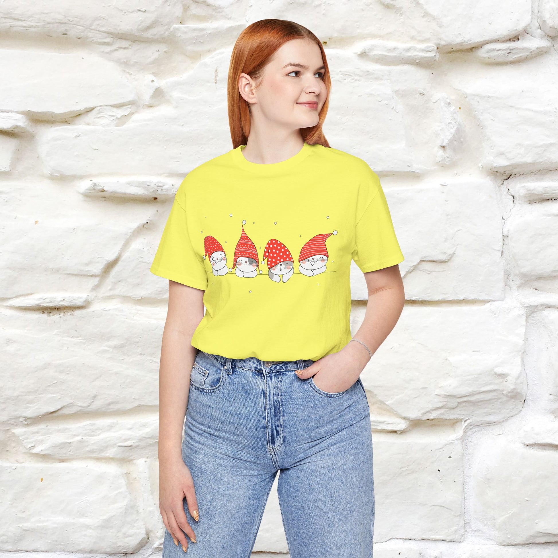 ''Christmas Cute'' |Cats T-shirt | Nunu&Miao Studio - Nunu&Miao Studio