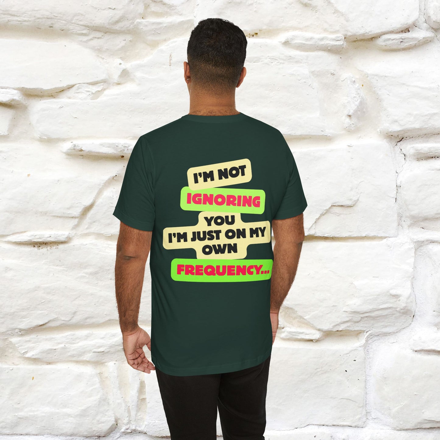 "I'm Not Ignoring You. I'm Just  .. " Cat T-Shirt | Front & Back Design | Nunu&Miao Studio