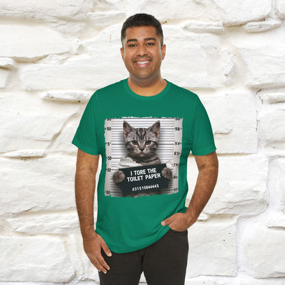 ''I Tore The Toilet Paper'' | Funny Cat T-Shirt | Nunu&Miao Studio