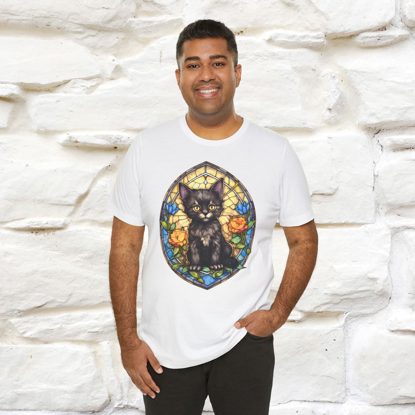 "Cat Mosaic" Cute Cat T-Shirt for Men & Women | 100% Cotton 🐾