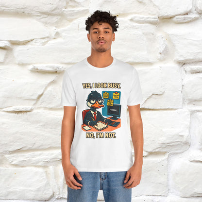 ''Yes, I Look Busy. No I'm Not.''|  Sarcastic Cat T-Shirt | Nunu&Miao Studio