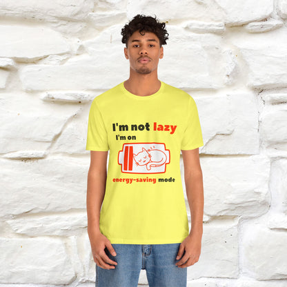 ''I am Not Lazy...'' Cat T-Shirt | Nunu&Miao Studio