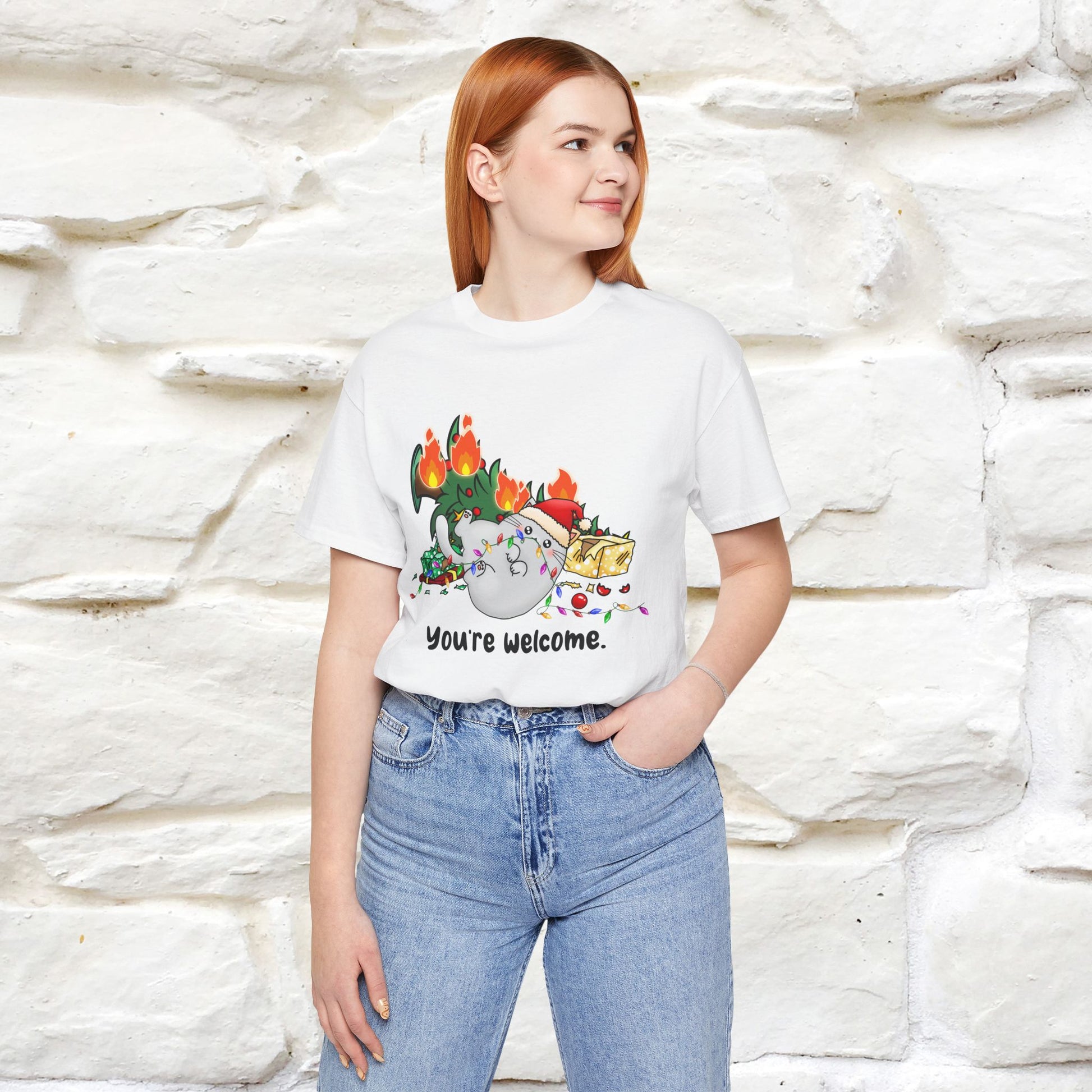 You're Welcome | Sarcastic Cat Christmas Shirt  |Nunu&Miao Studio - Nunu&Miao Studio