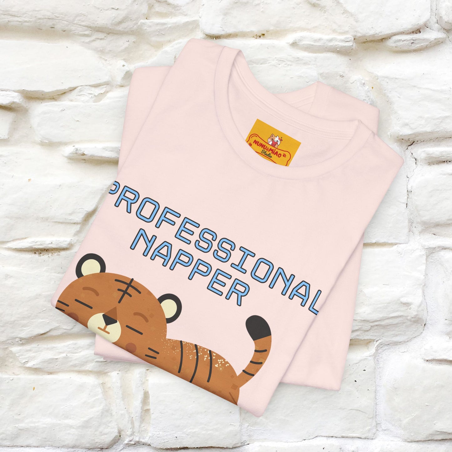 ''Professional napper since birth.''| CatT-Shirt | Nunu&Miao Studio