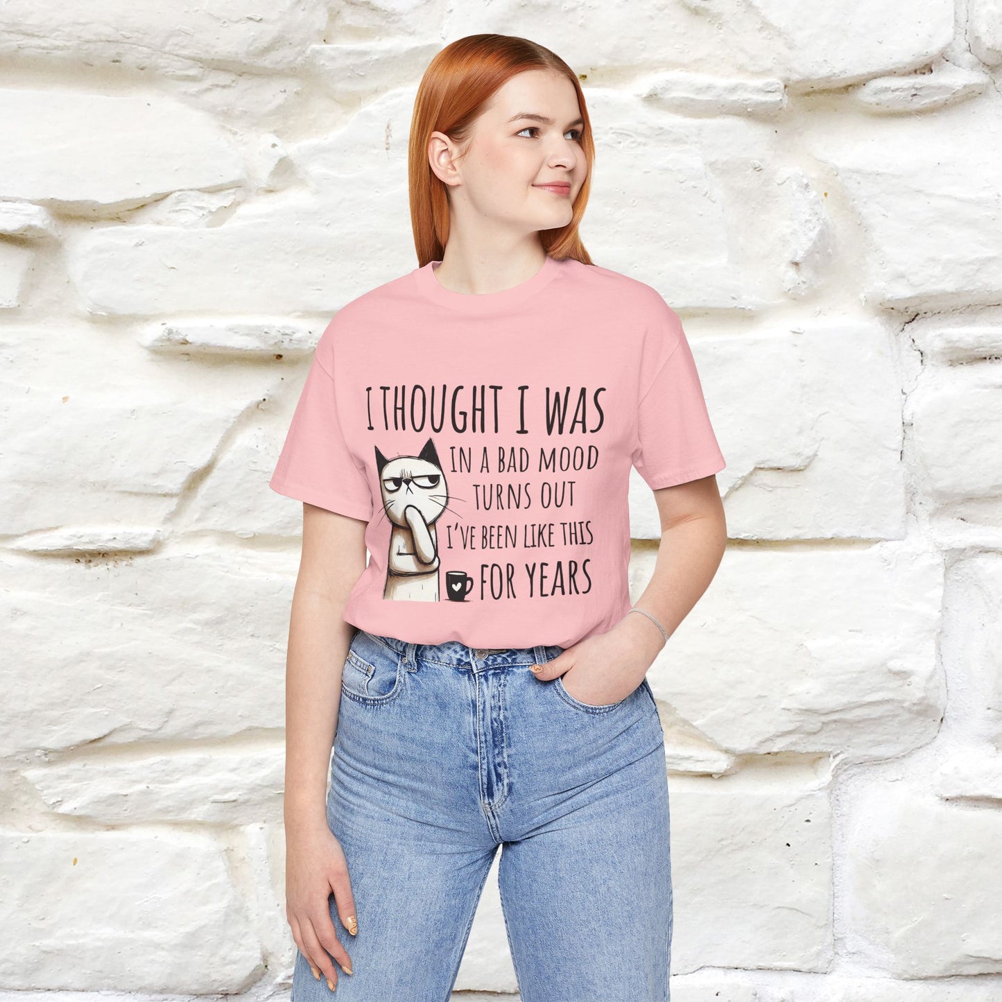 "I Thought I was In A Bad Mood.. " Cat  T-shirt |Nunu&Miao Studio