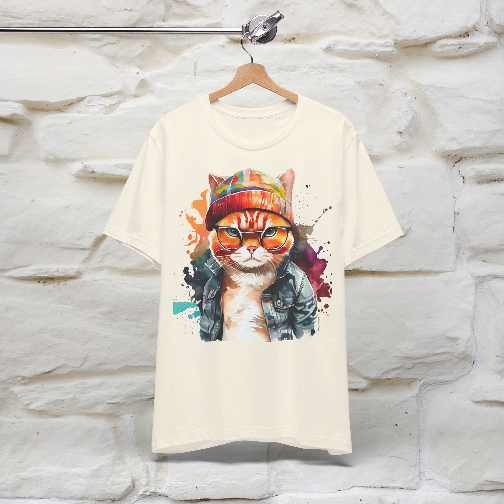 ''Don't Mess with Me Cat'' T-shirt for Man 100% Cotton. - Nunu&Miao Studio