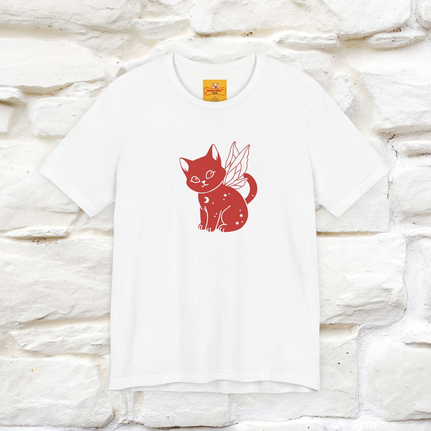 "Espoir Speranza Hope'' Cat T-Shirt Front and Back Design | Nunu&Miao Studio