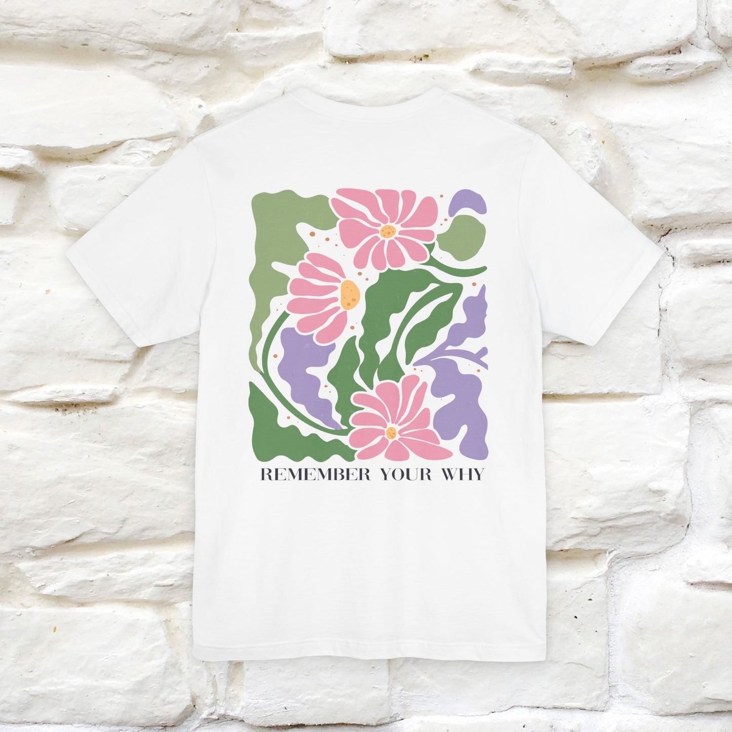"Remember Your Why'' Cat T-Shirt Front and Back Design | Nunu&Miao Studio