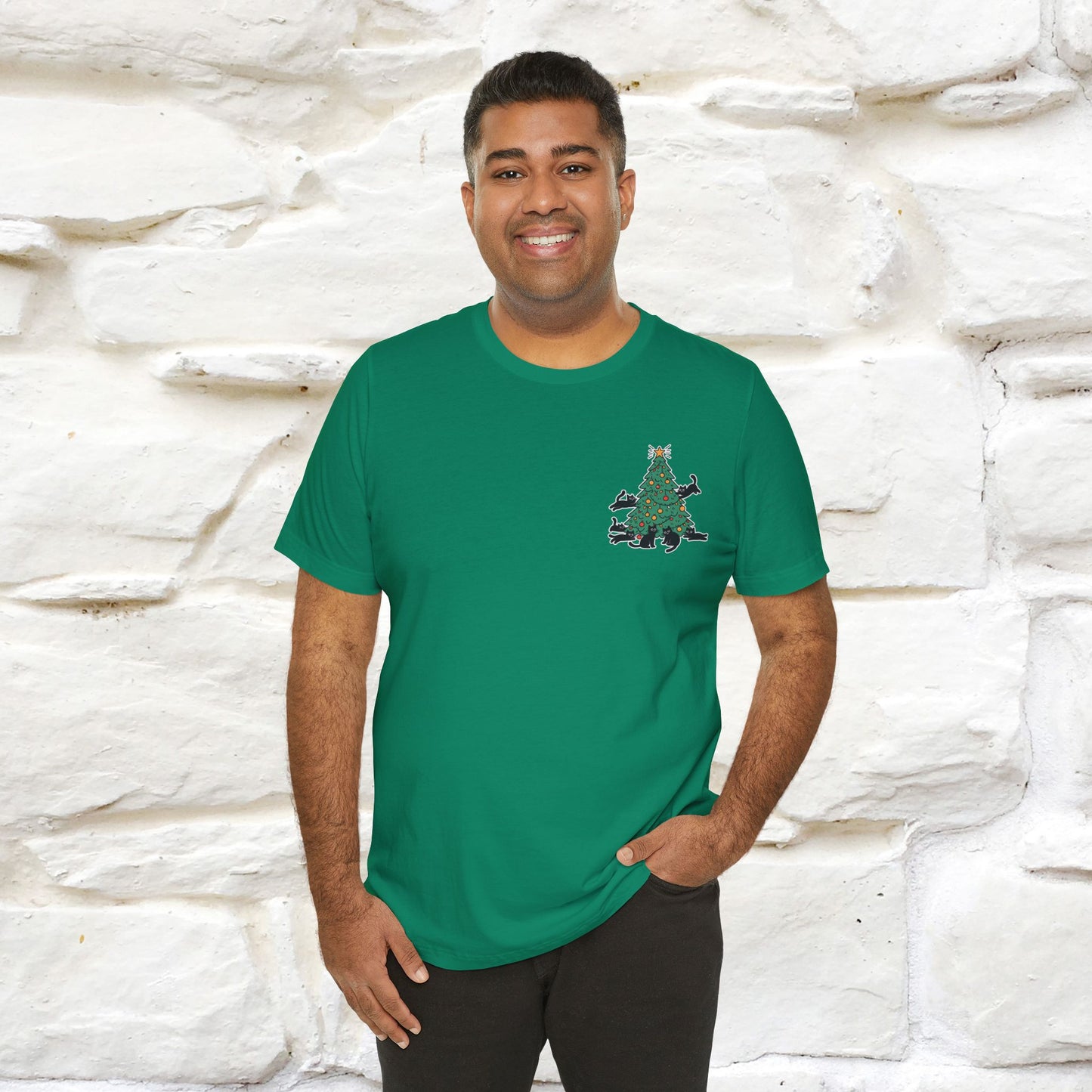 “Cat Christmas Tree” | Cat T-Shirt | Nunu&Miao Studio