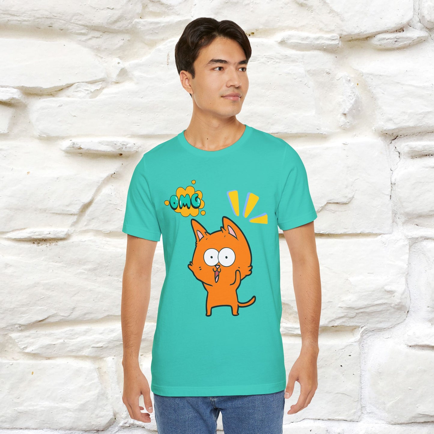 ''Oh My God'' Cat T-Shirt | Nunu&Miao Studio