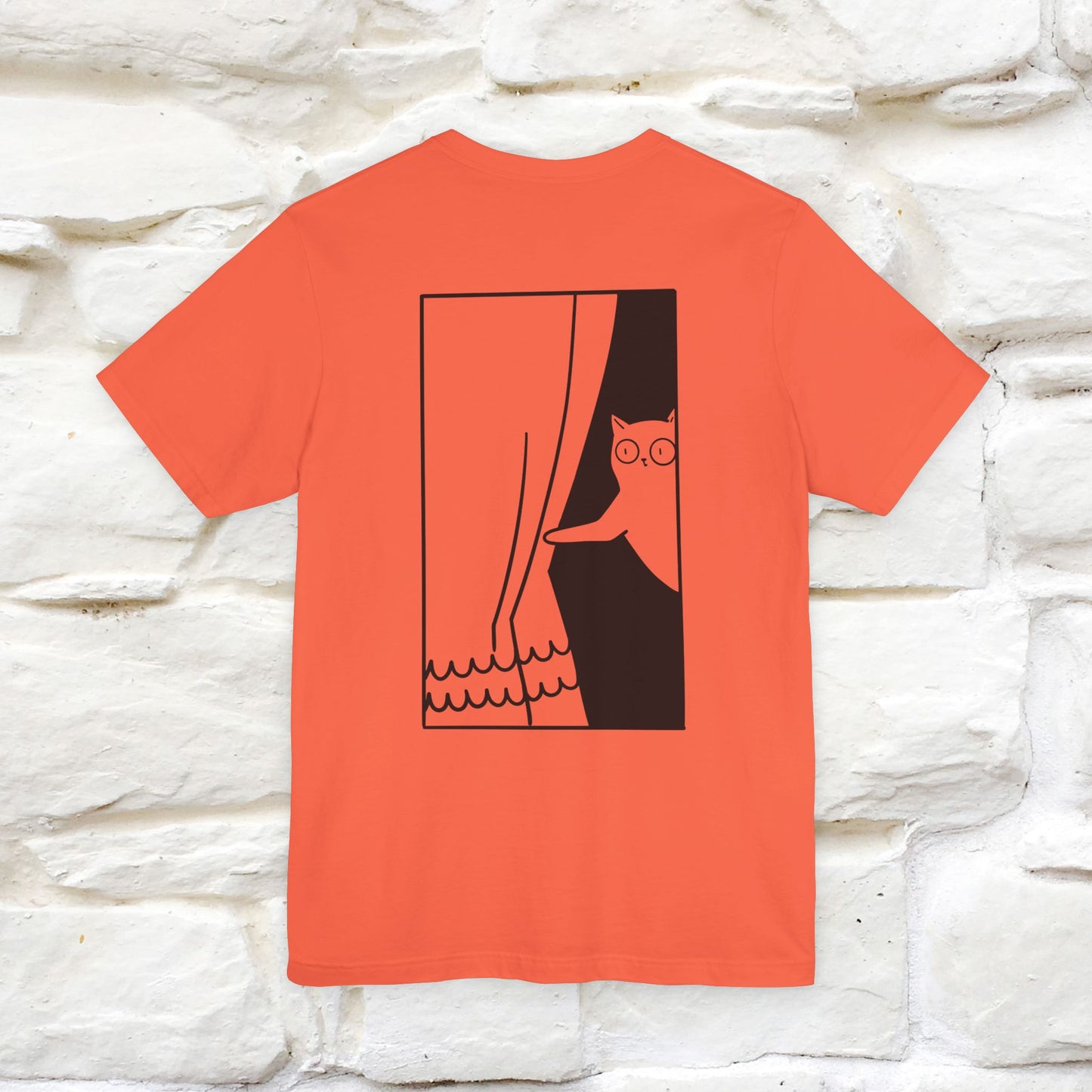 “Don’t trust atoms… they make up everything.” |  Cat T-Shirt | Front & Back Design | Nunu&Miao Studio