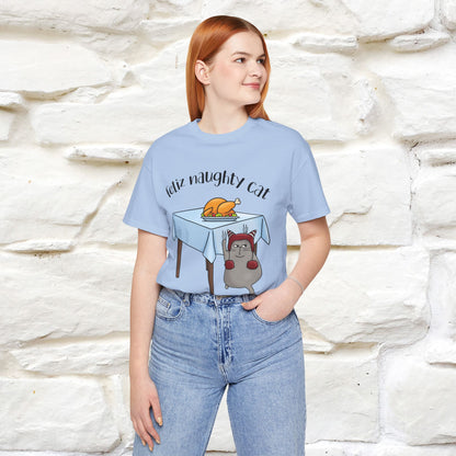 "Feliz Naughty Cat" |Funny Cat T-Shirt | Nunu&Miao Studio