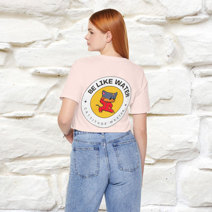 "Be Like Water: Cattitude Master | Cat T-Shirt |Nunu&Miao Studio