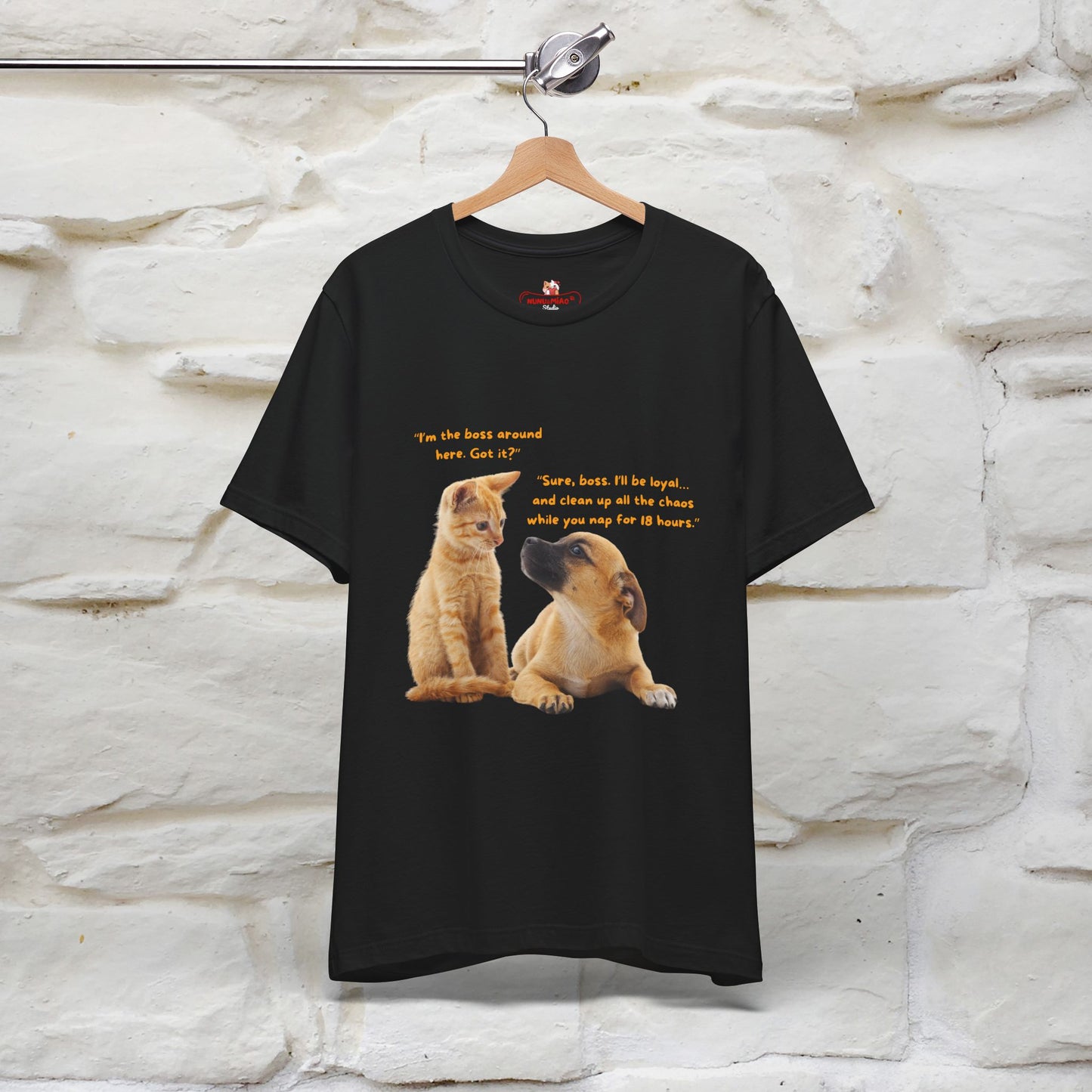 ''I am The Boss Here'' Funny Cat T-shirt for Men and Women  100% Cotton*