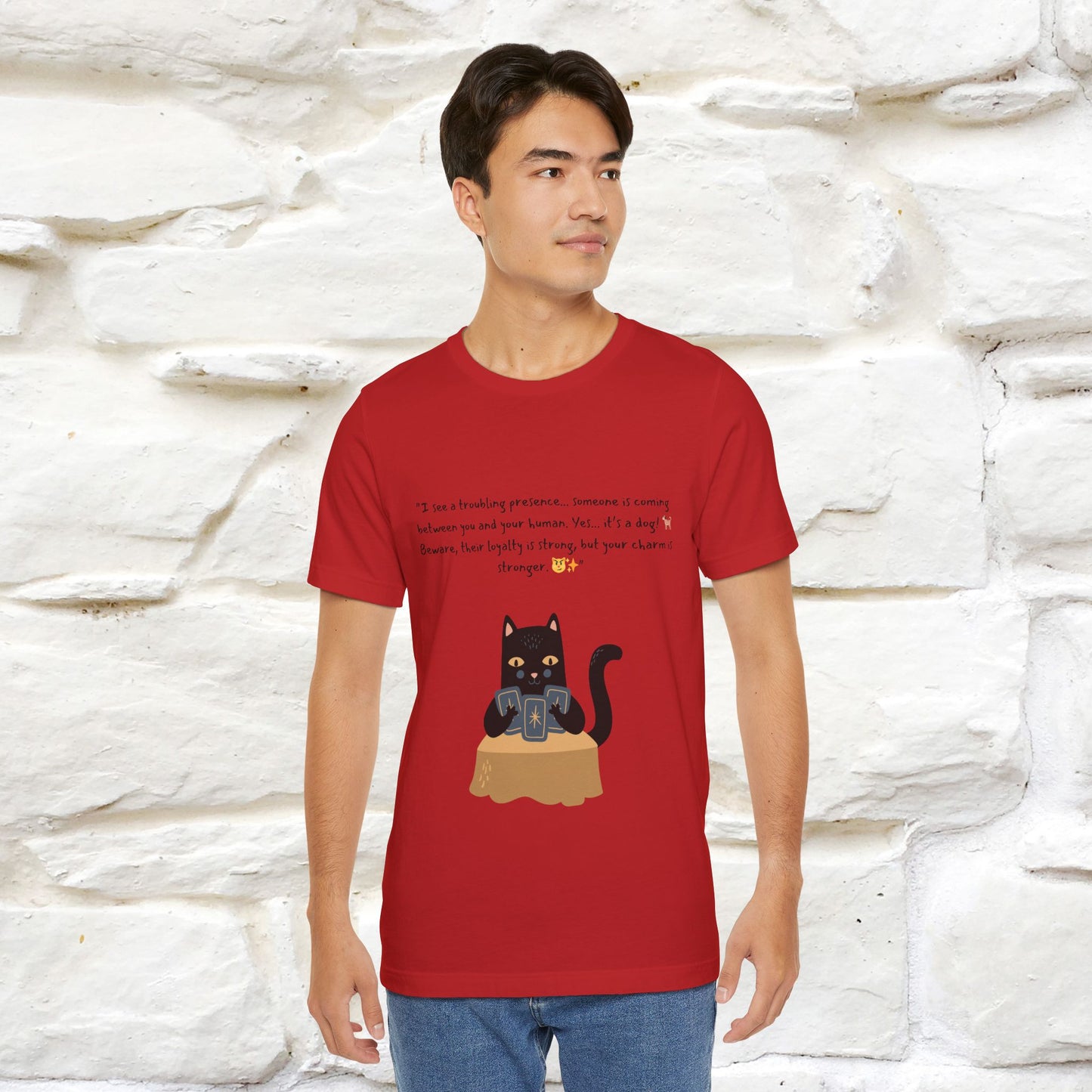 "The Cat's Tarot: Secrets Revealed" Cat T-Shirt for Men & Women | 100% Cotton*