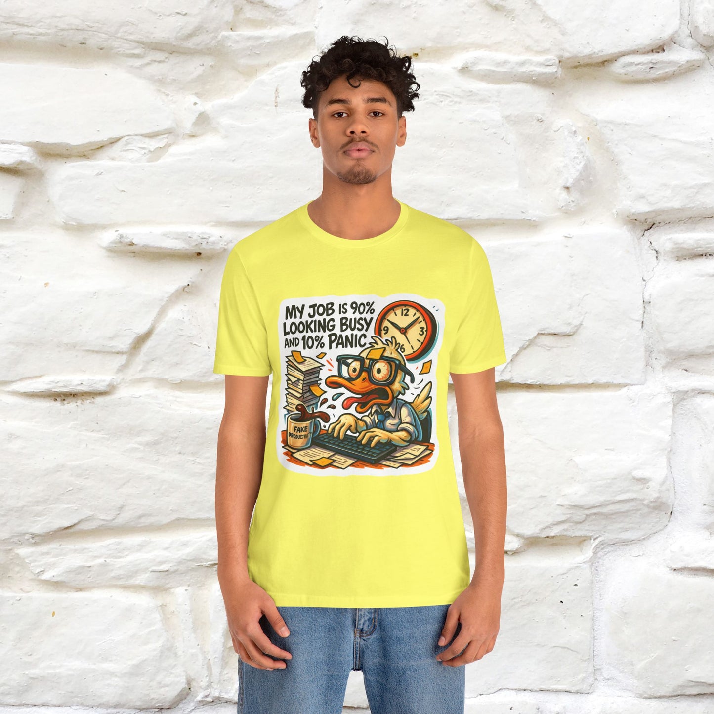 '' My Job is 90% Looking Busy ... |  Sarcastic T-Shirt | Nunu&Miao Studio