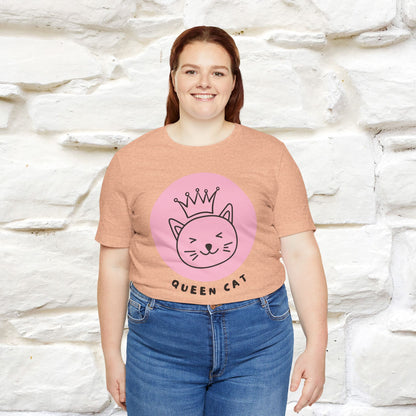 "Queen Cat" T-Shirt for Women | 100% Cotton* | Fierce Feline Fashion