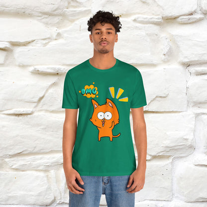 ''Oh My God'' Cat T-Shirt | Nunu&Miao Studio