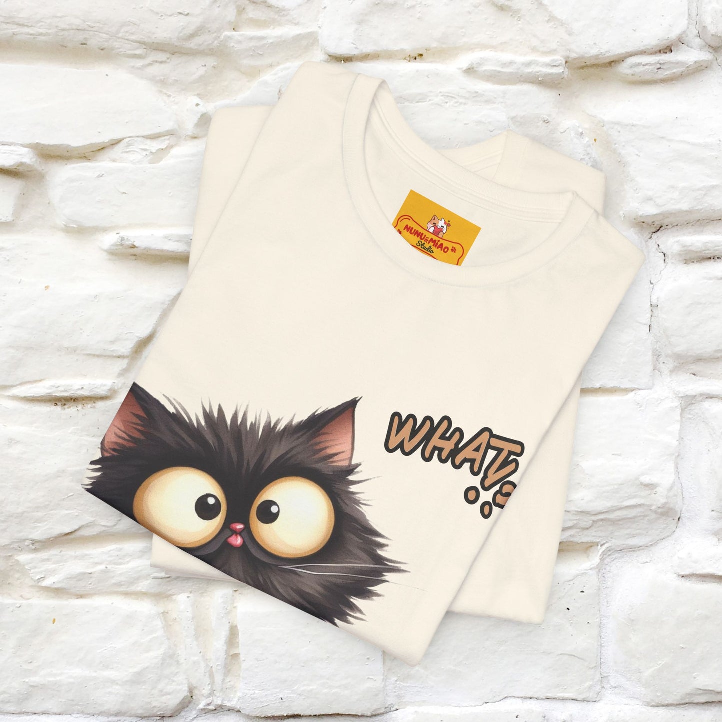 ''What ?'' | Cat T-Shirt  | Nunu&Miao Studio