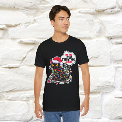 “Everything Is Fine..” | Cat T-Shirt | Nunu&Miao Studio