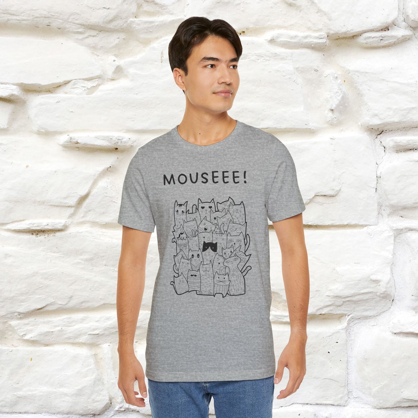 "Mouseee!" Cute Cat T-Shirt for Men & Women | 100% Cotton* 🐾