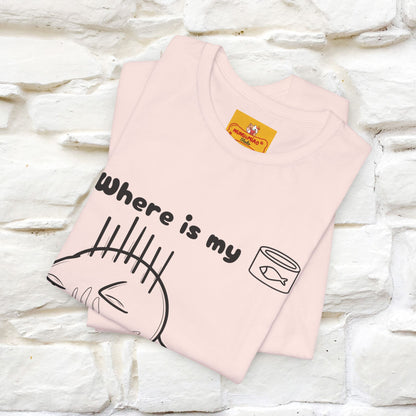 "Where Is My Tuna?" Cat T-Shirt | Nunu&Miao Studio