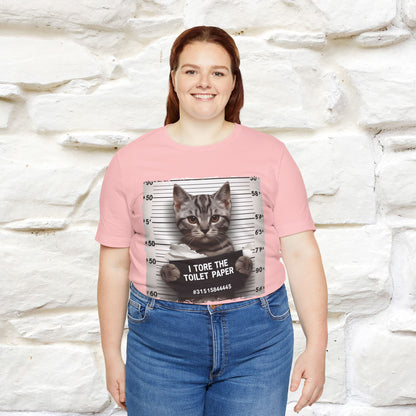 ''I Tore The Toilet Paper'' | Funny Cat T-Shirt | Nunu&Miao Studio