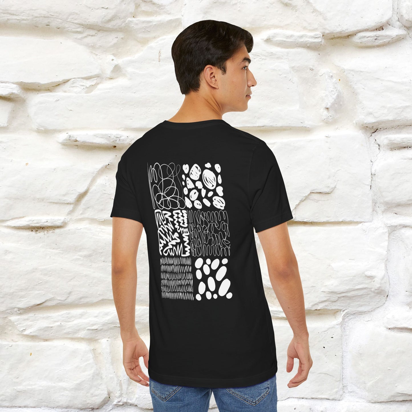 "Caos'' Cat T-Shirt Front and Back Design | Nunu&Miao Studio