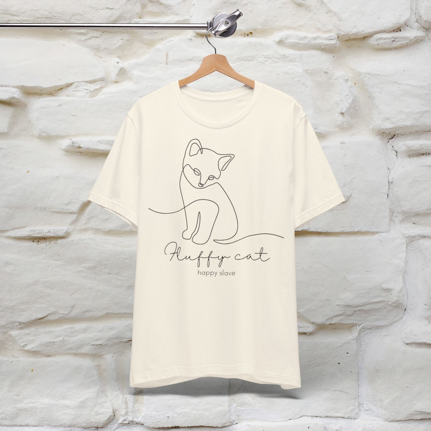 Happy Cat, Happy Slave: Quirky Cat T-Shirt for Men & Women | 100% Cotton*