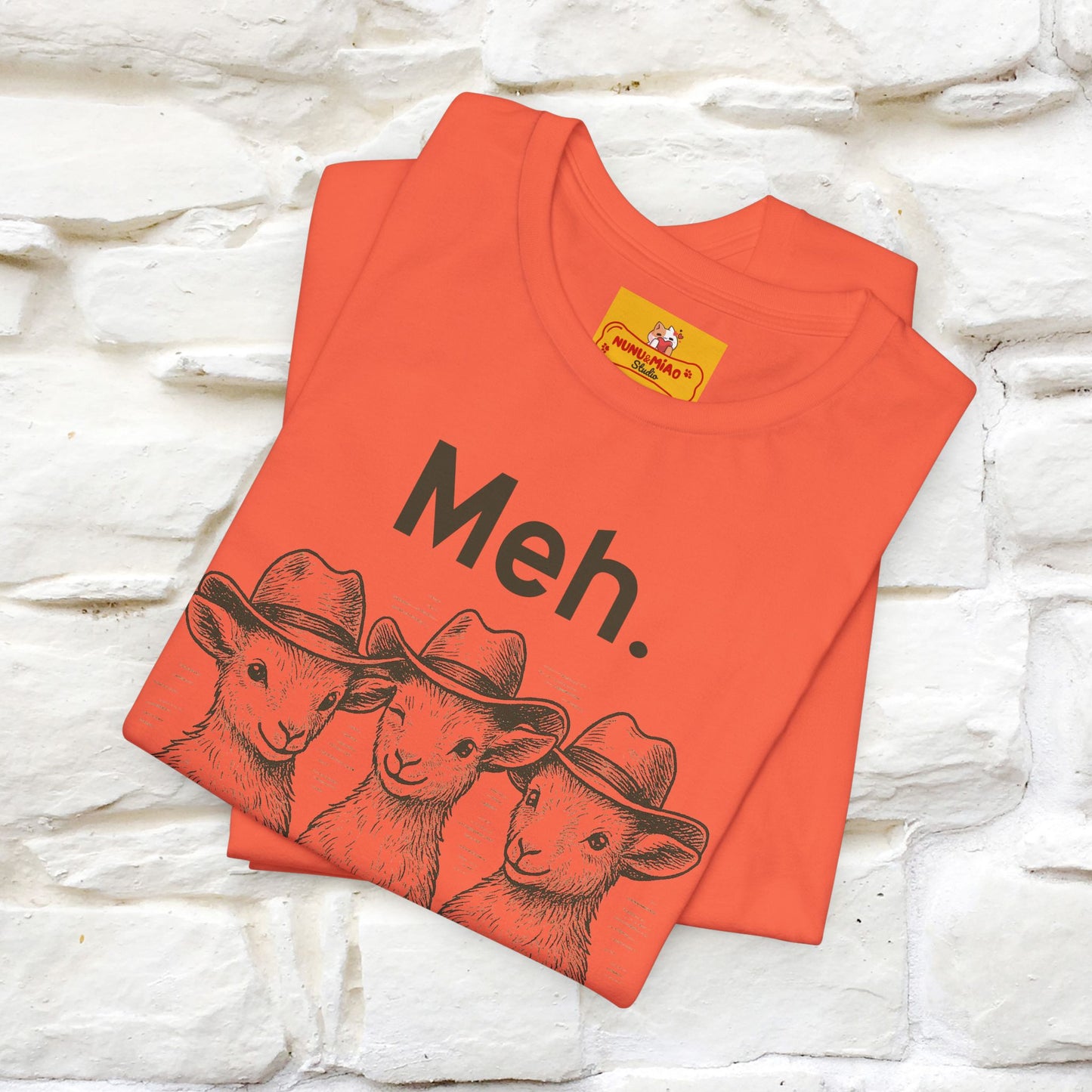 "Meh" Cute T-shirt |Nunu&Miao Studio