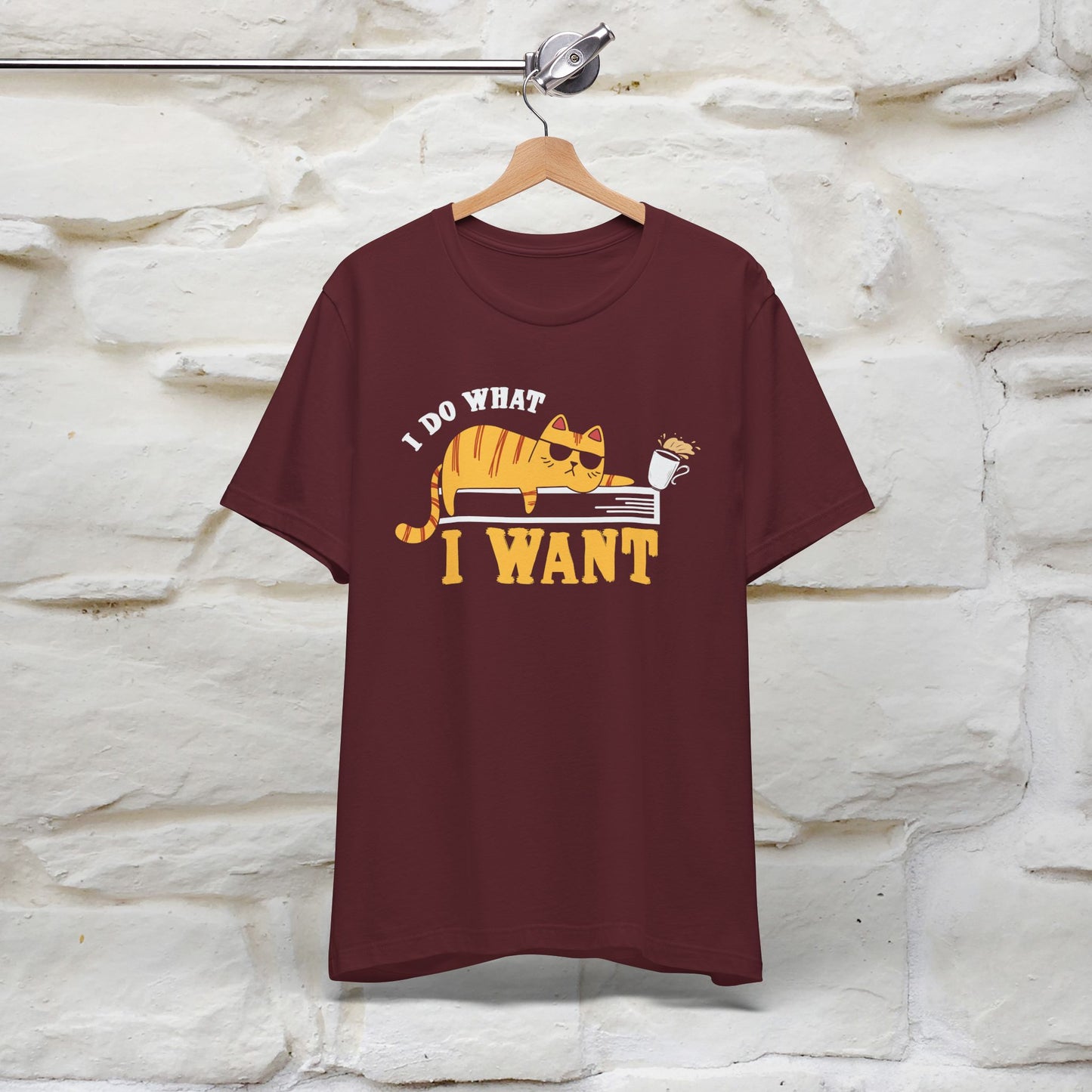 "I Do What I Want" Cute Cat T-Shirt for Men & Women | 100% Cotton 🐾