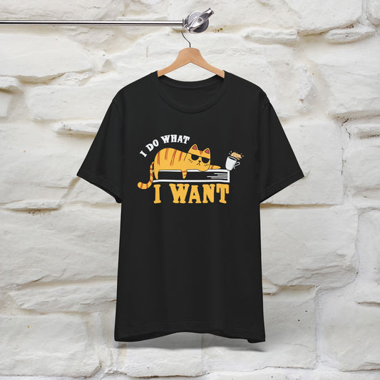 "I Do What I Want" Cute Cat T-Shirt for Men & Women | 100% Cotton 🐾